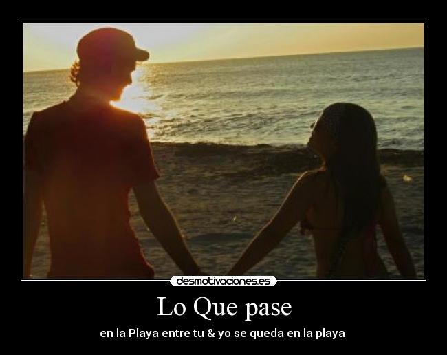 Lo Que pase - 