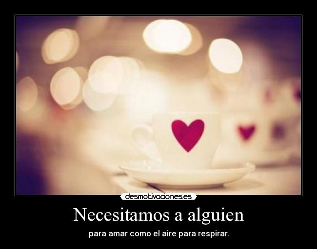 Necesitamos a alguien -