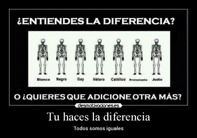 Tu haces la diferencia - 