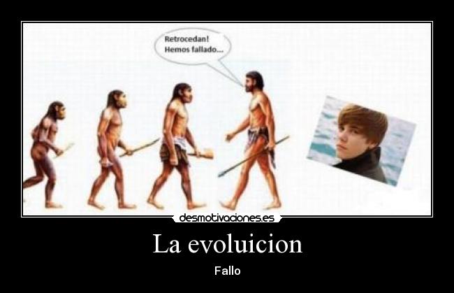 La evoluicion -