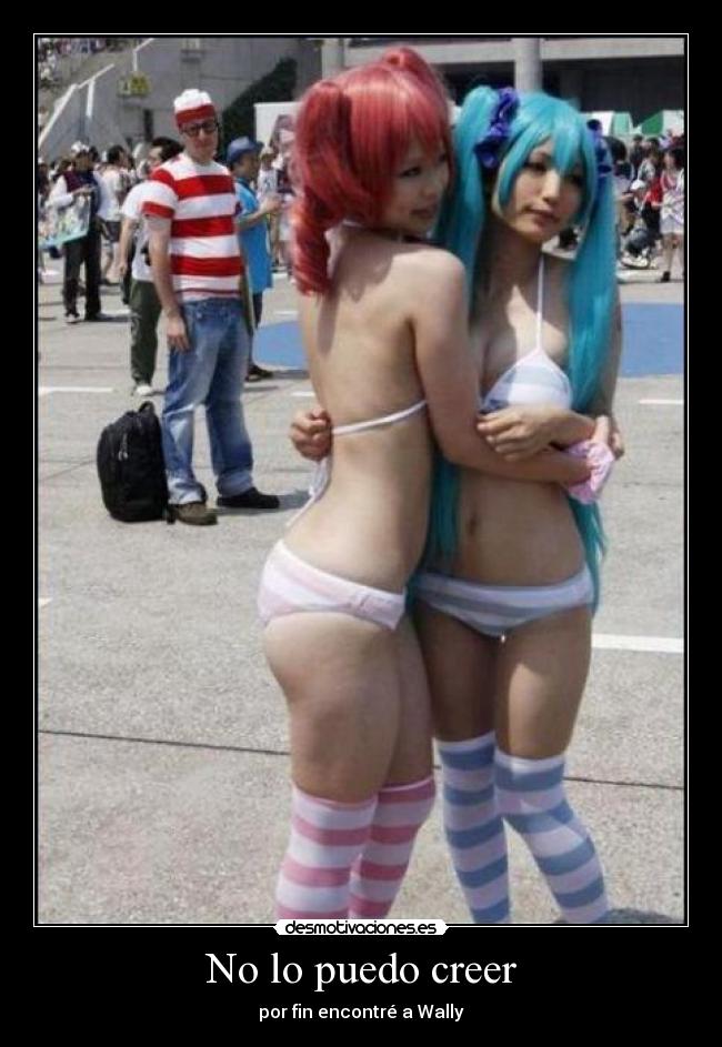 carteles encuentra wally buscar chicas cosas poco visibles desmotivaciones