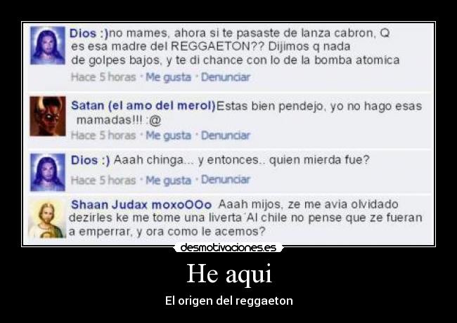 He aqui - El origen del reggaeton