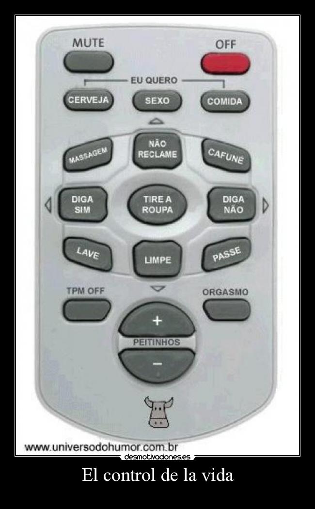 El control de la vida -