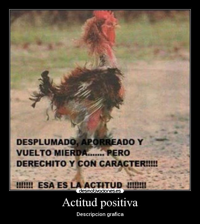 Actitud positiva -