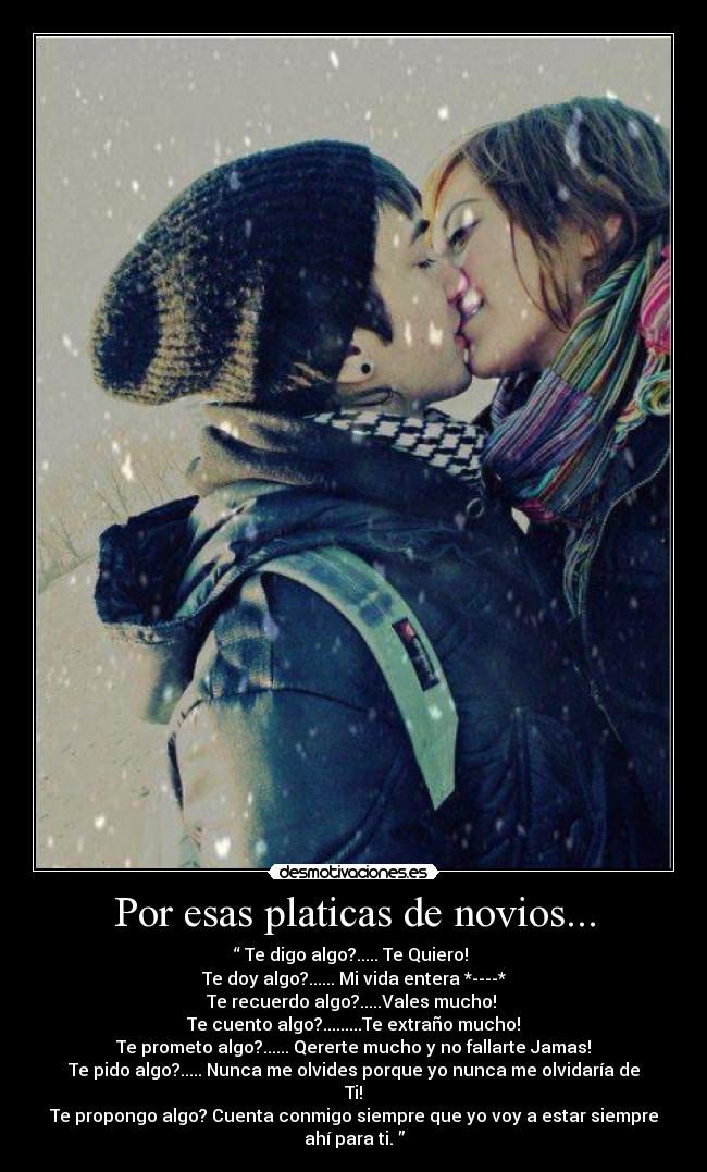 Por esas platicas de novios... - 