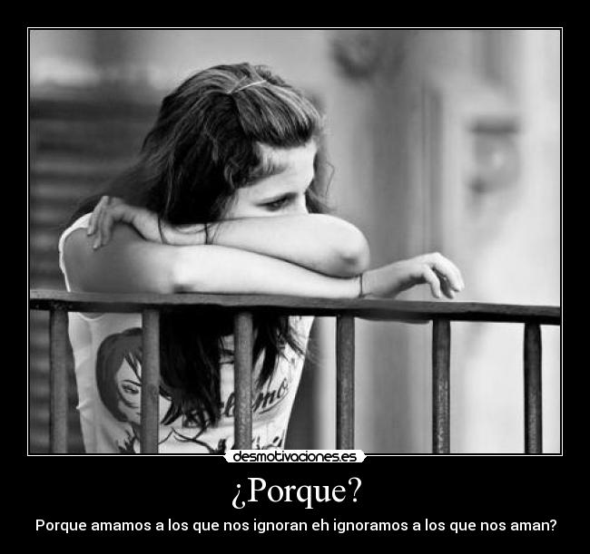 ¿Porque? -