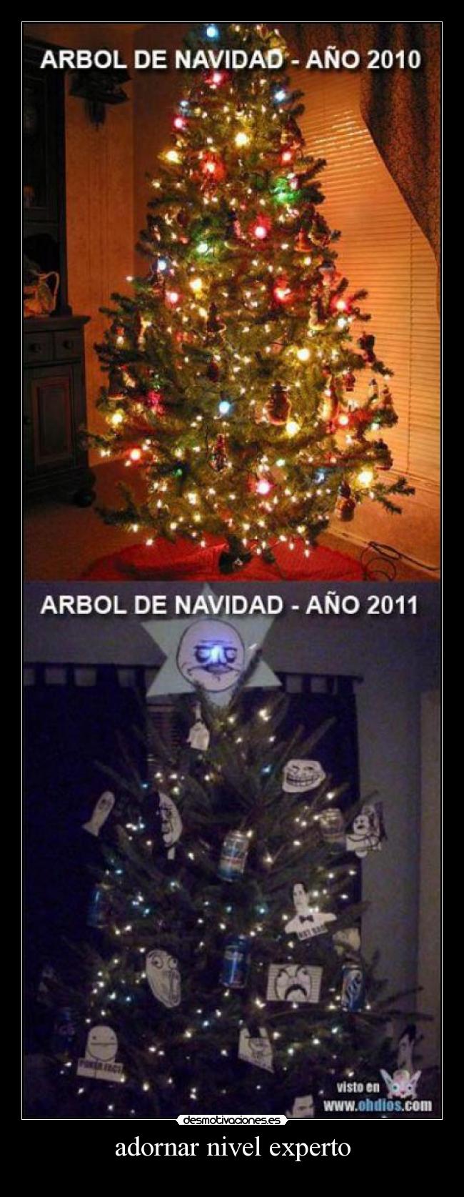 carteles troll memes adornar navidad arbol humor tuiz desmotivaciones