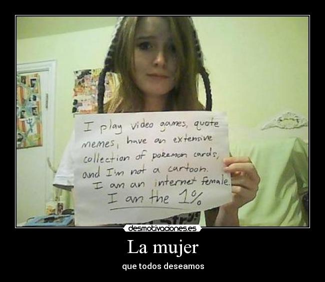 La mujer - que todos deseamos