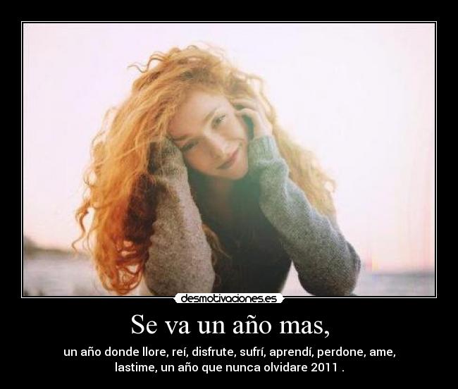 Se va un año mas, - 