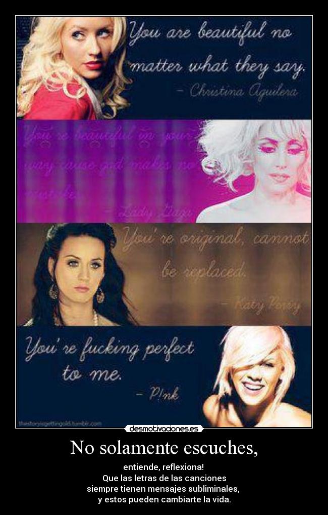 No solamente escuches, - 