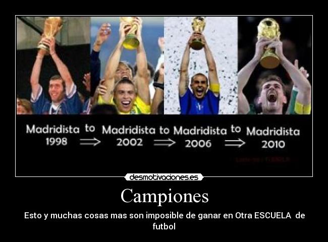 Campiones - Esto y muchas cosas mas son imposible de ganar en Otra ESCUELA de futbol