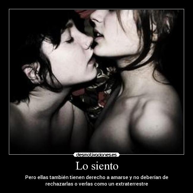 Lo siento -