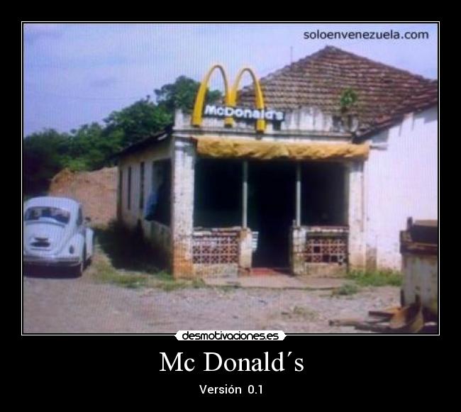 Mc Donald´s - Versión  0.1