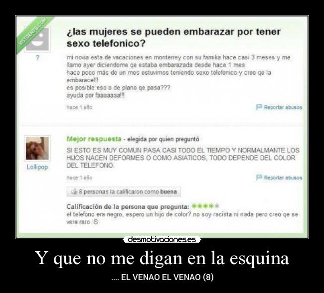 Y que no me digan en la esquina - .... EL VENAO EL VENAO (8)