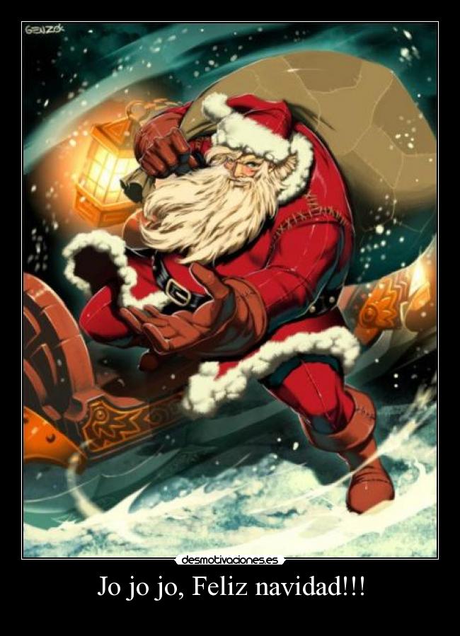 Jo jo jo, Feliz navidad!!! -