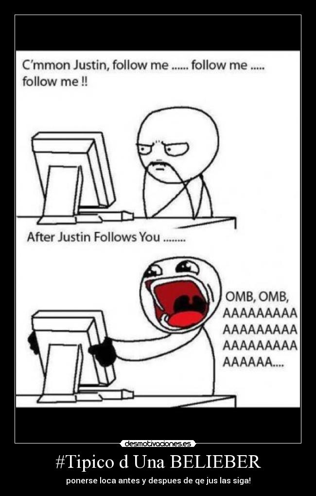#Tipico d Una BELIEBER -