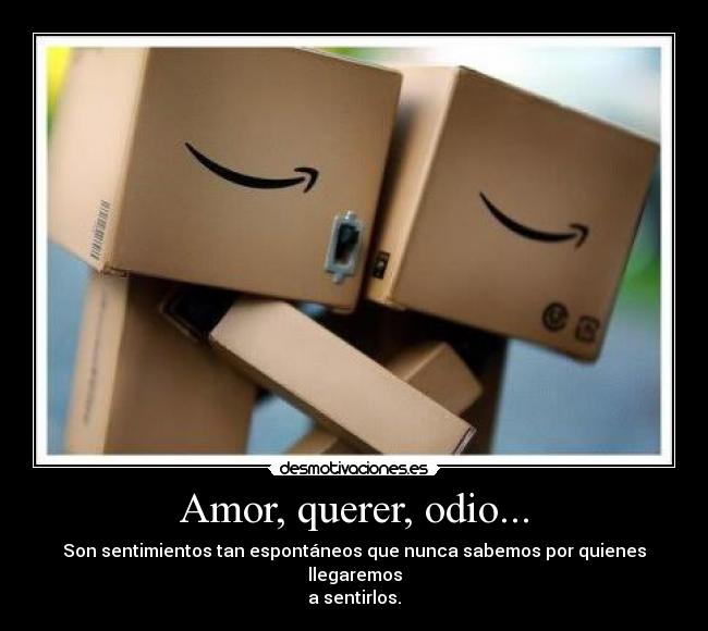 Amor, querer, odio... -