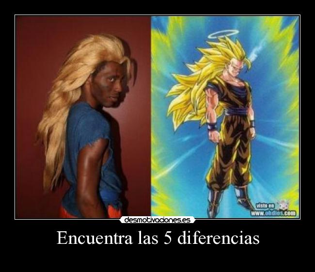 Encuentra las 5 diferencias - 