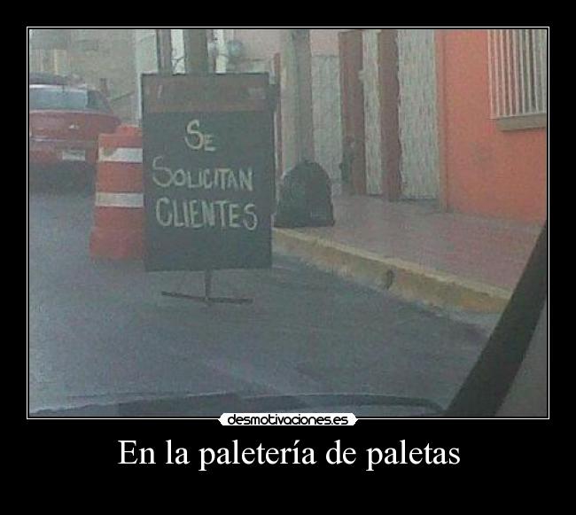 En la paletería de paletas - 