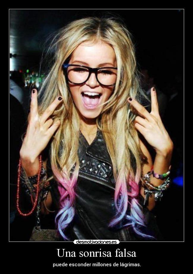 Una sonrisa falsa -