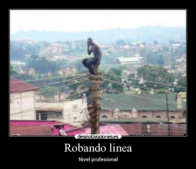 Robando linea -