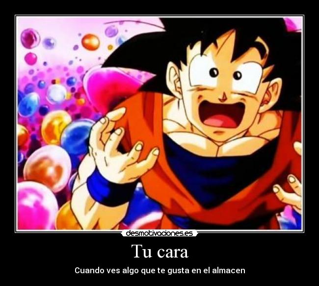 Tu cara - Cuando ves algo que te gusta en el almacen