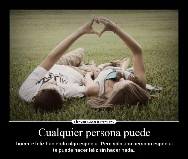 Cualquier persona puede -