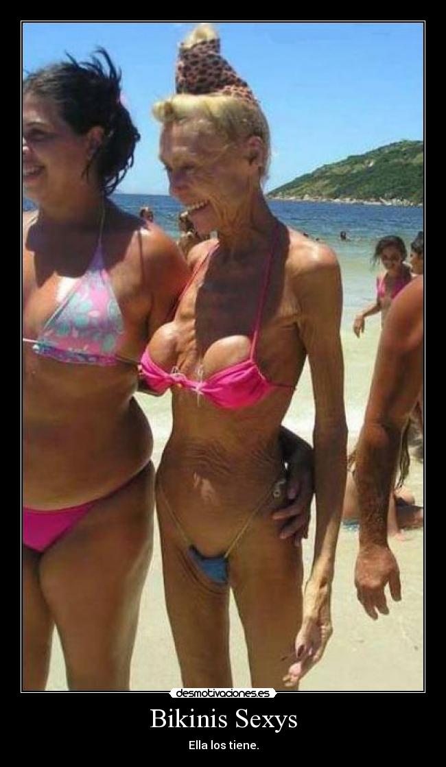 Bikinis Sexys - Ella los tiene.