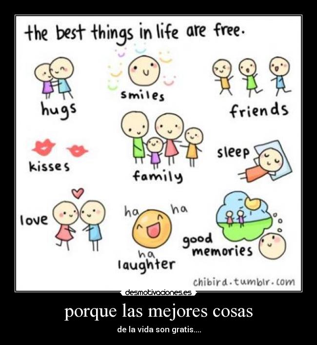 porque las mejores cosas -