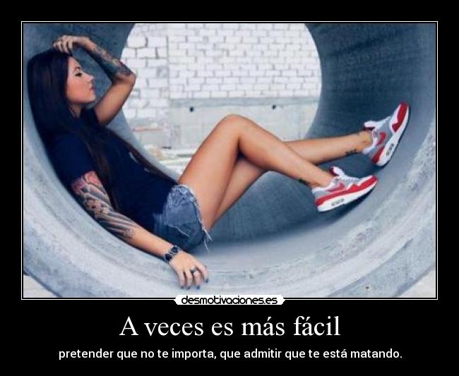 A veces es más fácil -