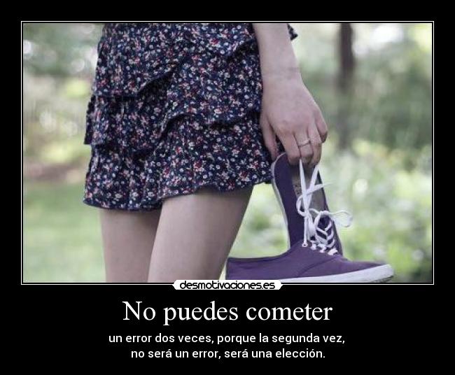 No puedes cometer - 