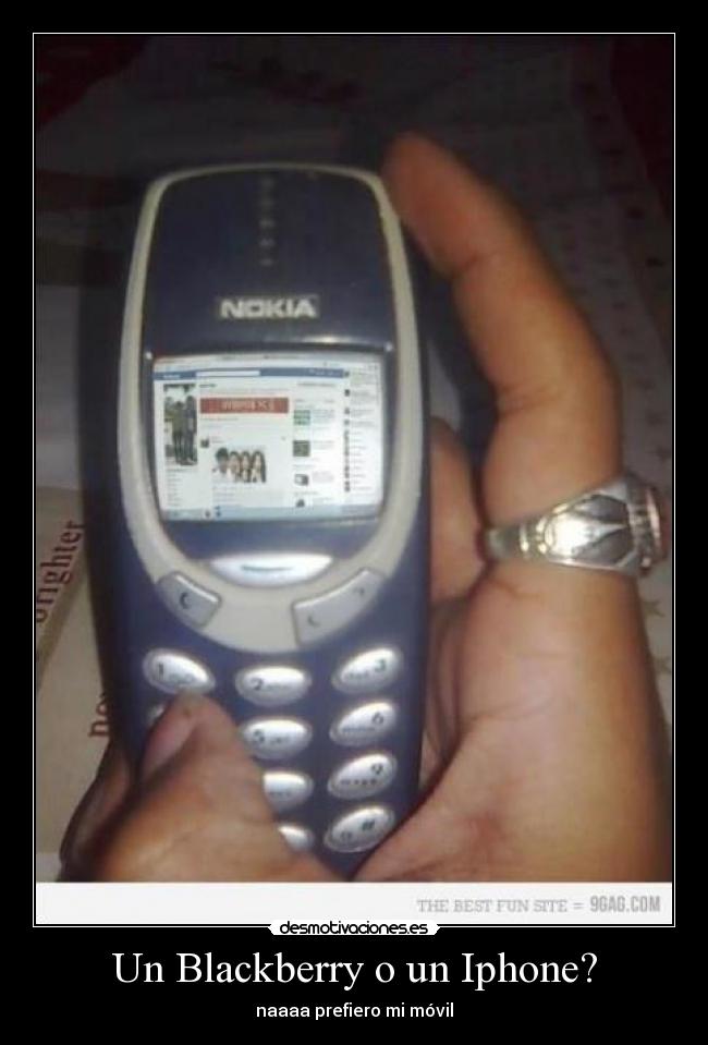 Un Blackberry o un Iphone? -