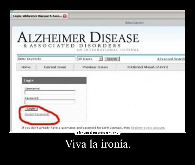 Viva la ironía. -