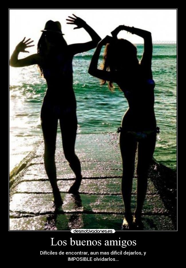 Los buenos amigos -