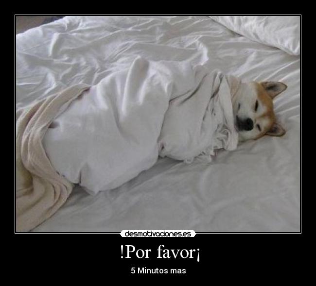 !Por favor¡ - 5 Minutos mas