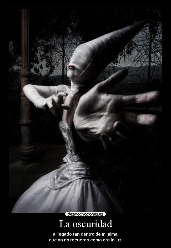 La oscuridad -