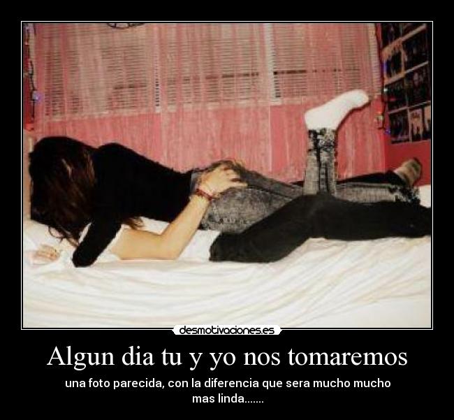 Algun dia tu y yo nos tomaremos -