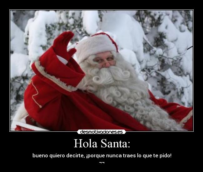 Hola Santa: -