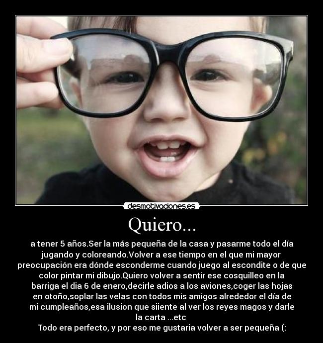 Quiero... - 