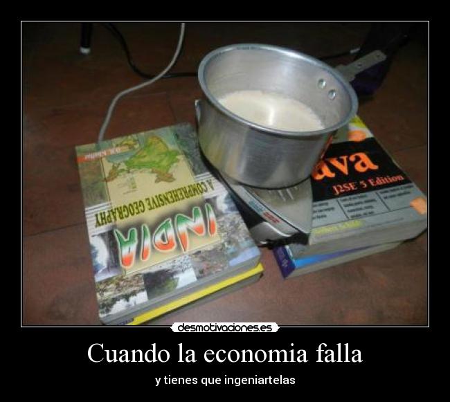 Cuando la economia falla - y tienes que ingeniartelas