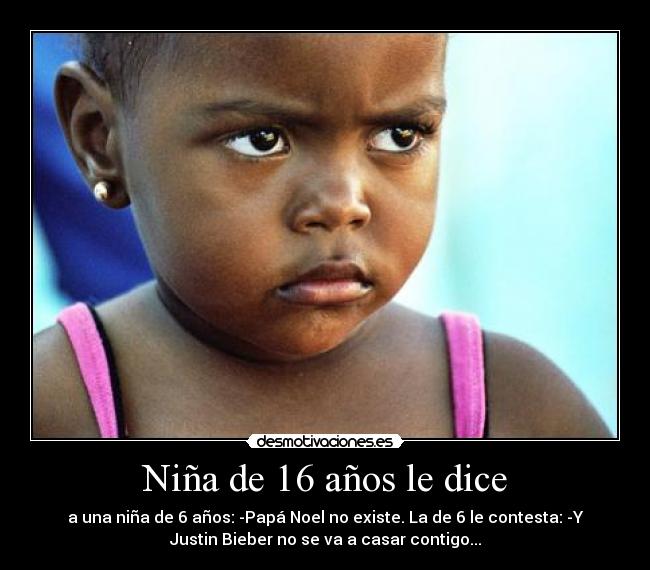 Niña de 16 años le dice - 