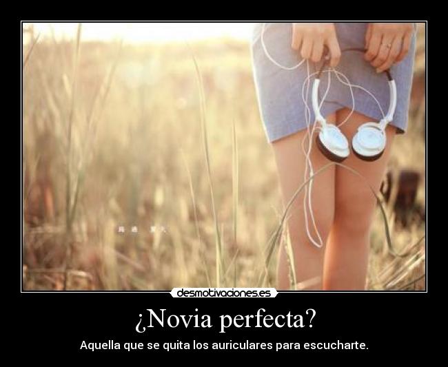 ¿Novia perfecta? -