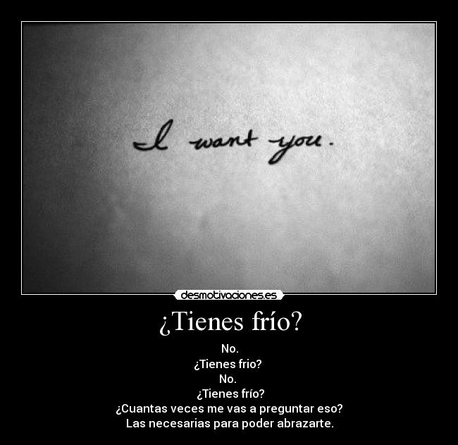 ¿Tienes frío? - 