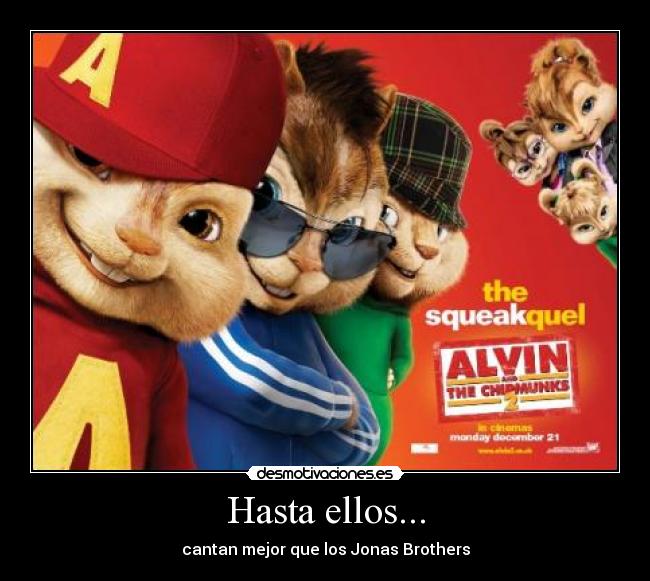 carteles jonas brothers ardillas desmotivaciones