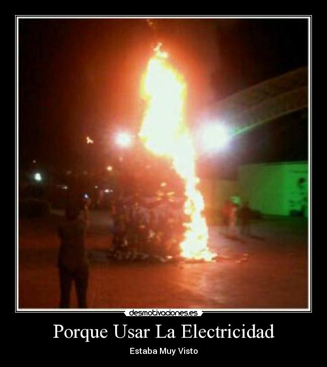 Porque Usar La Electricidad -