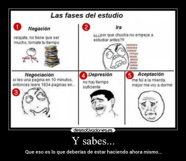 Y sabes... - 
