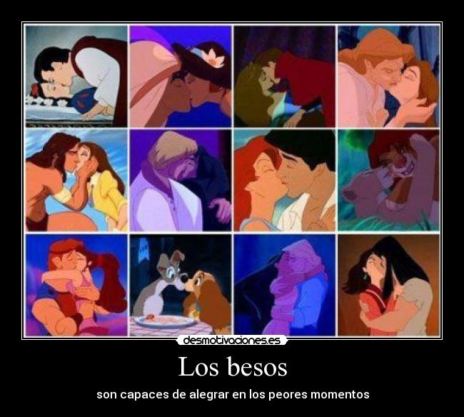 carteles besos los besos nayra disney desmotivaciones