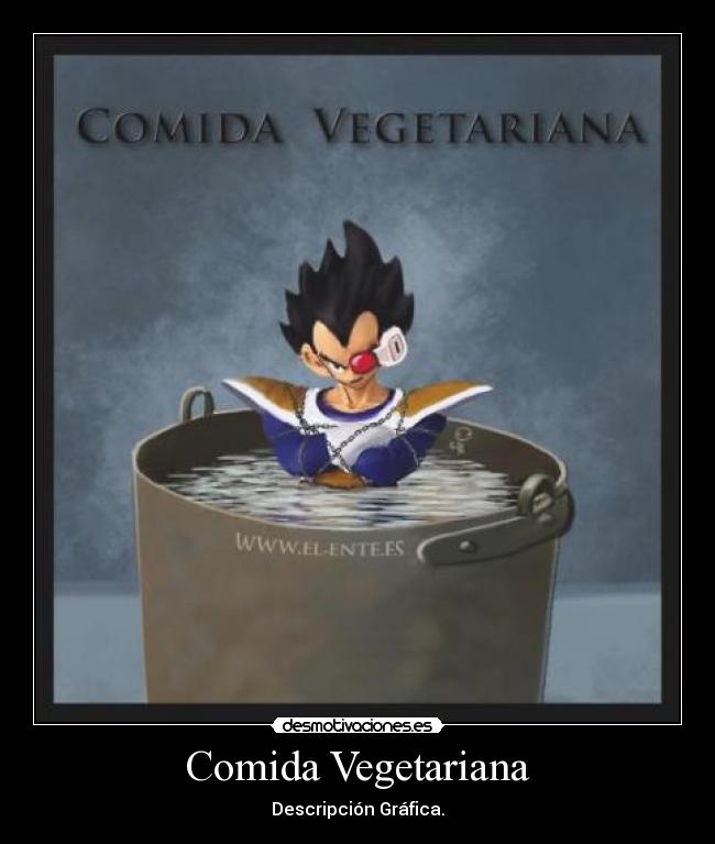 Comida Vegetariana - Descripción Gráfica.