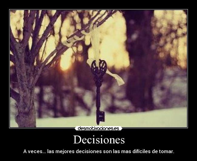 Decisiones -