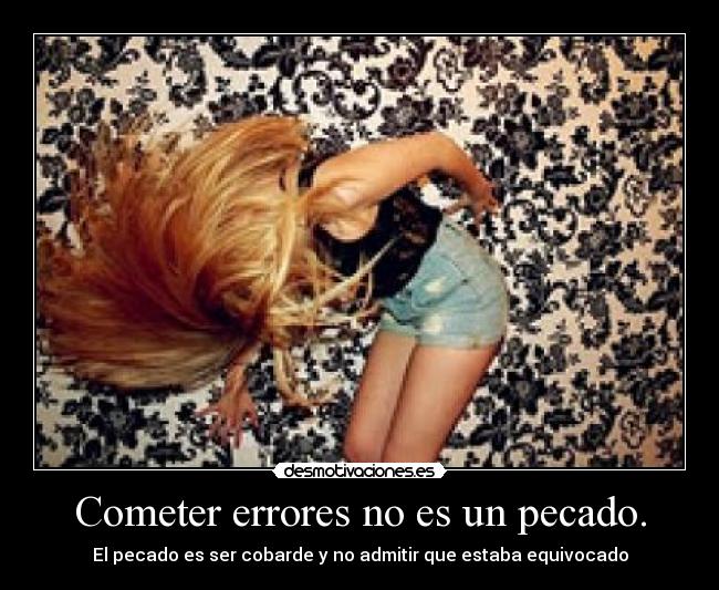 carteles errores cobarde desmotivaciones